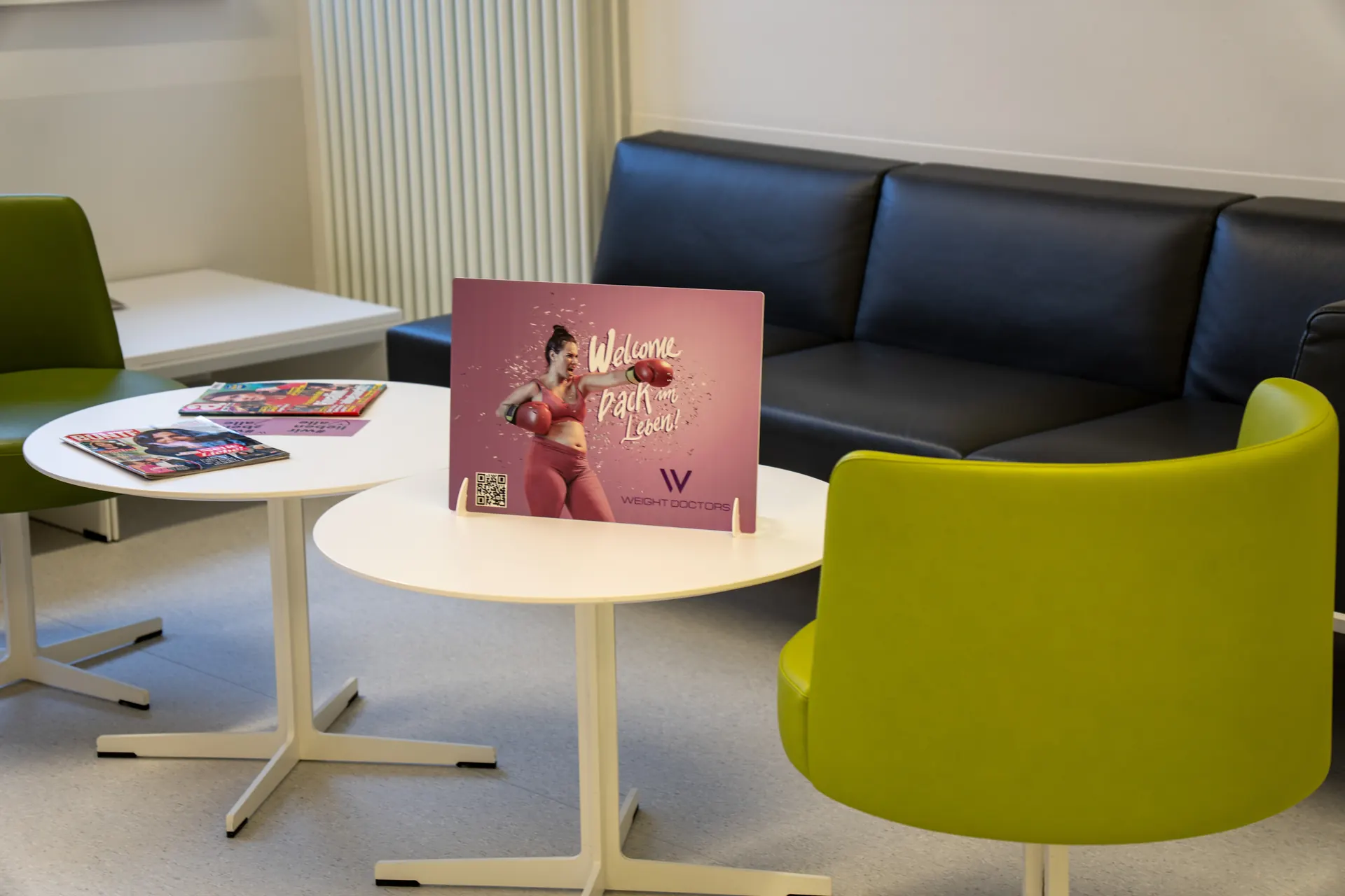 Aufenthaltsbereich der Weight Doctors® Nationalklinik